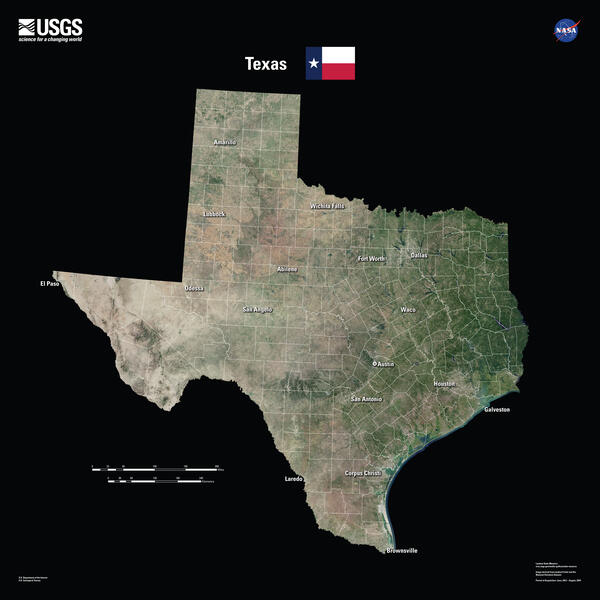 Texas Landsat State Mosaic