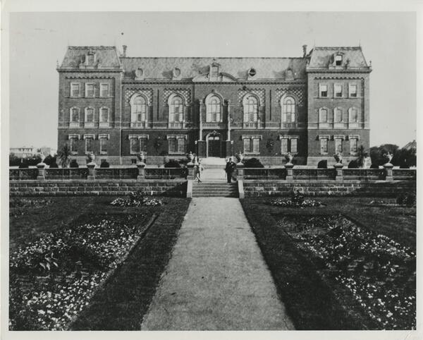 historical image showing the first Administration Building of the United States Department of Agriculture