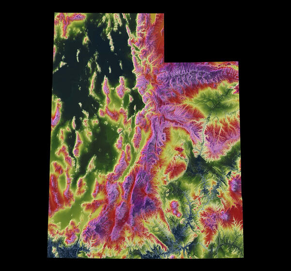 3DEP As Art - Utah
