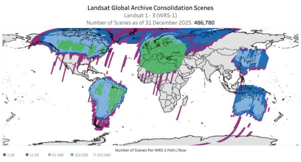 Landsat Global Archive Consolidation WRS 1 Scenes