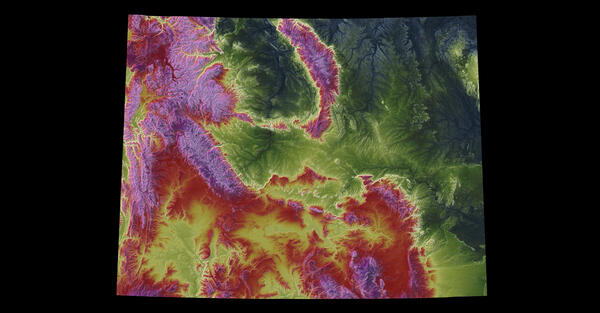 3DEP As Art - Wyoming