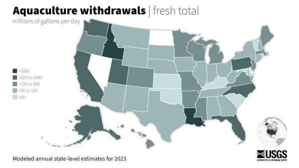 map of aquaculture by state in 2023