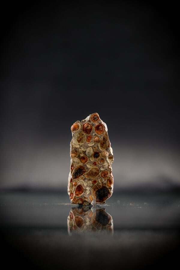 Isolated bauxite specimen from the USGS mineral collection. 