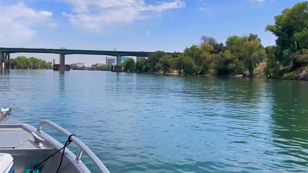 Boat Near Sacramento