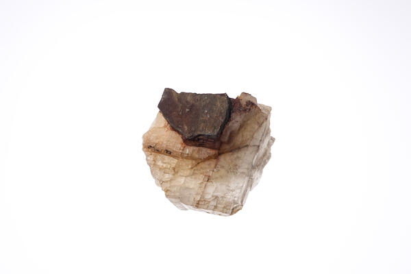 High-definition image of calcite and sphalerite specimen from the USGS mineral collection. 