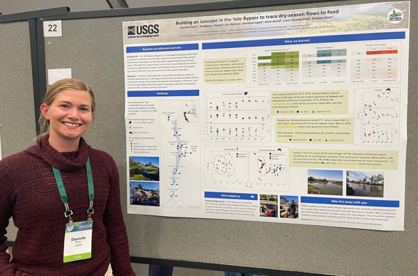 Poster: Building an isoscape in the Yolo Bypass to trace dry-season flows to food