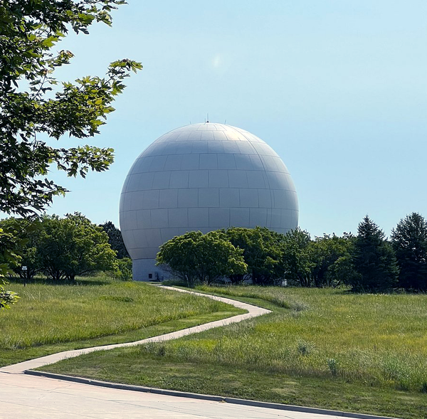 Radome on the USGS EROS grounds