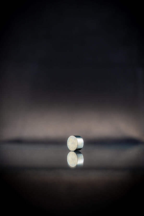 Isolated germanium specimen from the USGS mineral collection.