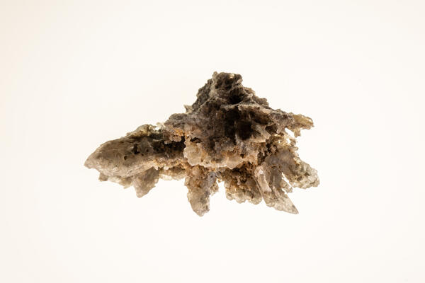 Isolated skeletal gypsum specimen from the USGS mineral collection.