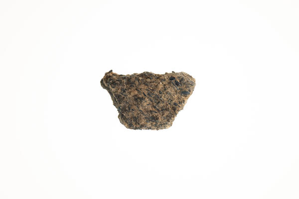 USGS mineral specimen featuring kyanite and pyrite.