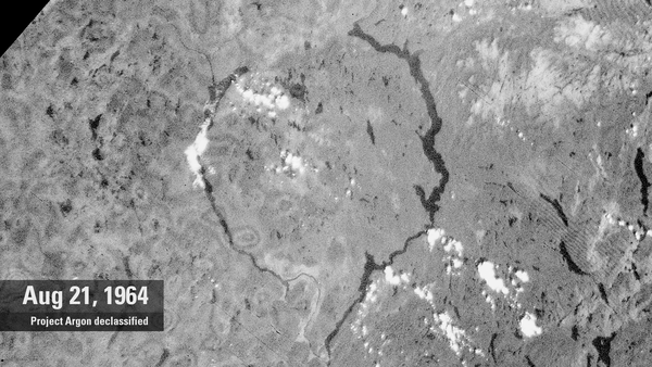 1964 Project Argon imagery of the Eye of Quebec