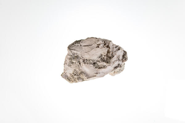 Isolated magnesite specimen from the USGS mineral collection.