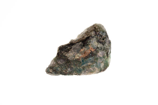 Isolated malachite specimen from the USGS mineral collection.