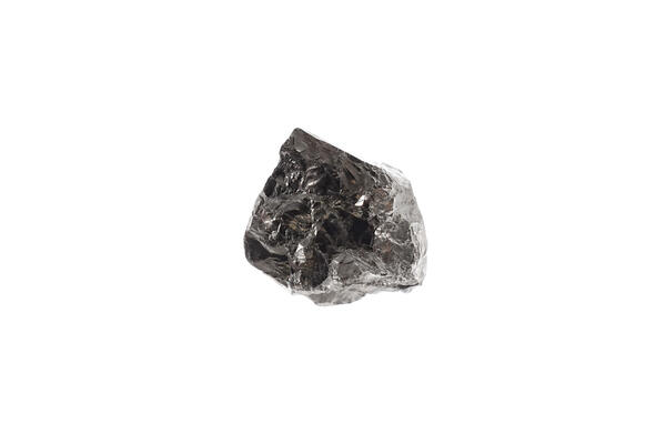 Isolated pyrite specimen from the USGS mineral collection.