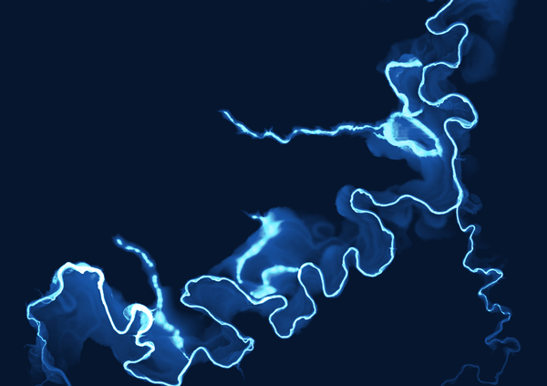 Decorative image of a river seen from above.