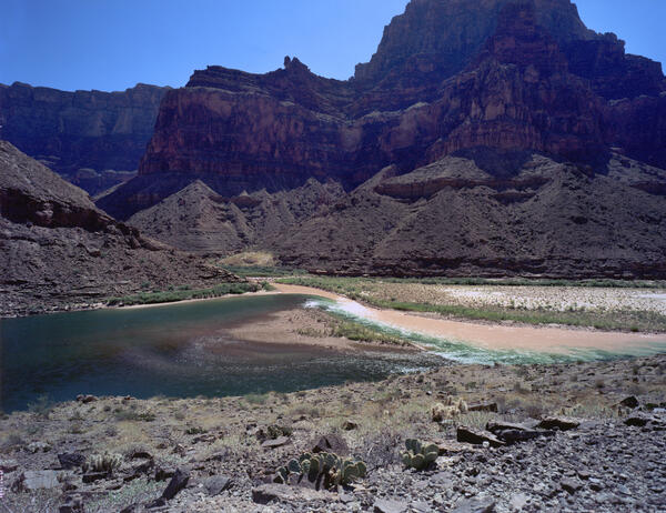 Colorado River, Grand Canyon, River Mile 61.4, Little Colorado River, Across Canyon View from River Right, 2010