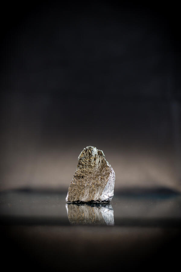 Isolated silicon specimen from the USGS mineral collection. 