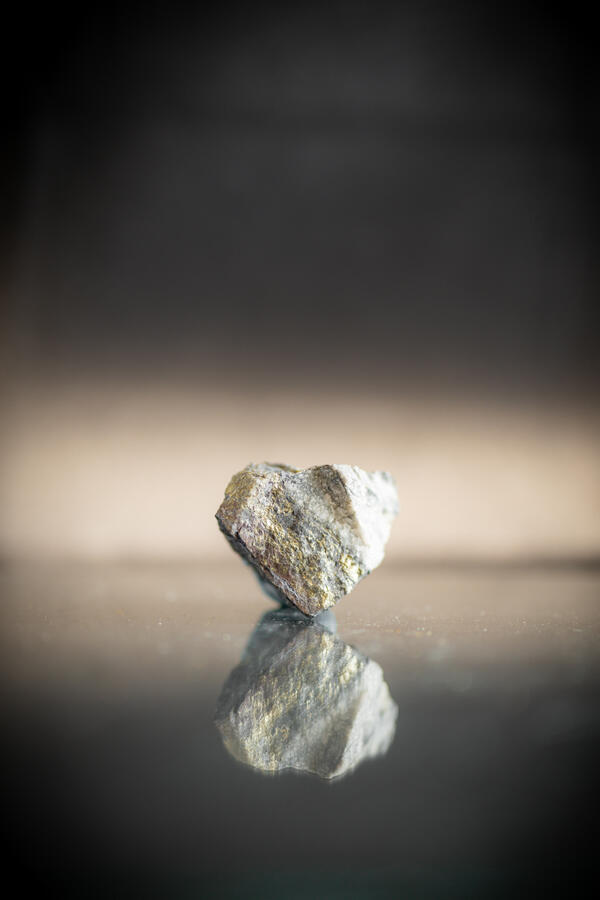 USGS mineral specimen of silver ore.