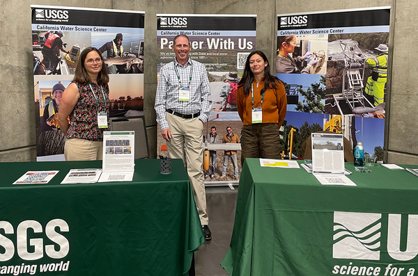USGS information table at 2026 Bay-Delta Science Conference