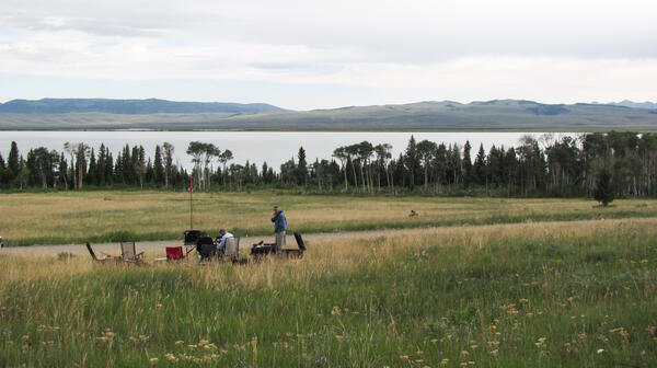 UAS ground control station at the Red Rock Lakes National Wildlife Refuge