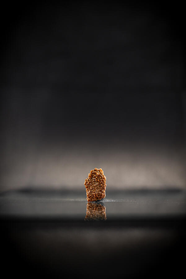  Isolated vanadinite specimen from the USGS mineral collection.