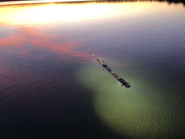A USGS Autonomous Underwater Vehicle in Lake Michigan