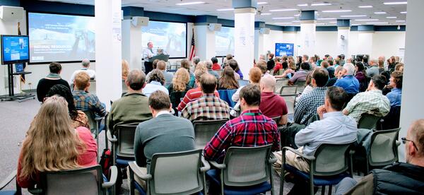 Photograph of the plenary session at the 2017 CDI workshop.