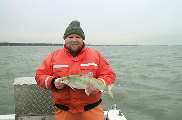 Ed Roseman with a whitefish