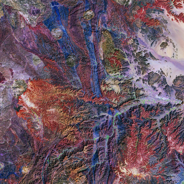 Landsat 8 Tapestry - Earth as Art 