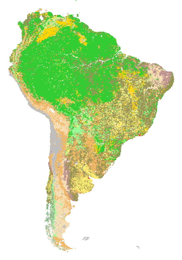 South America Land Cover Characteristics Data Base Version 2.0 