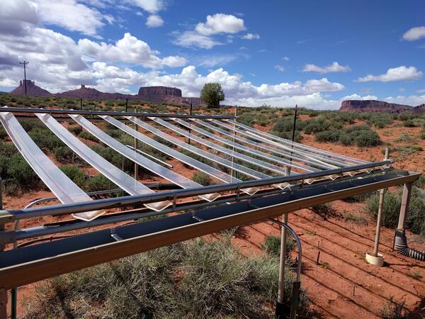 photo of structure which blocks rainfall