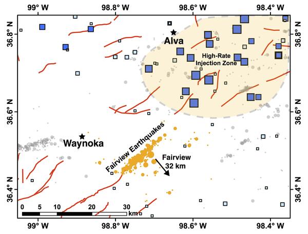 Fairview, Oklahoma earthquakes