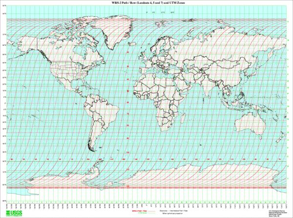 Landsat 8 Path Row Map What Is The Worldwide Reference System (Wrs)? | U.s. Geological Survey