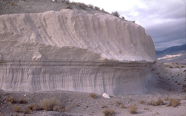 Bishop Tuff formed from the eruption that created the Long Valley C...