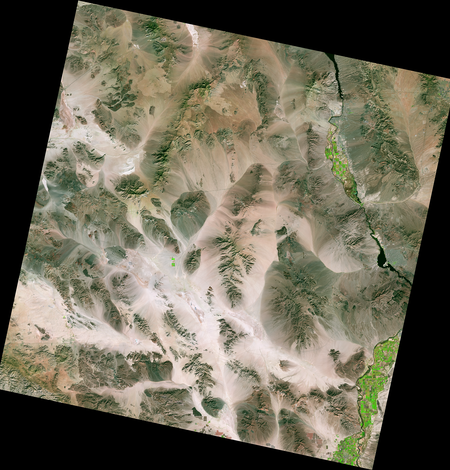 Landsat 9 image of the diverse landscapes of the desert southwest United States