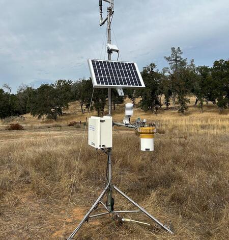Measuring device in field