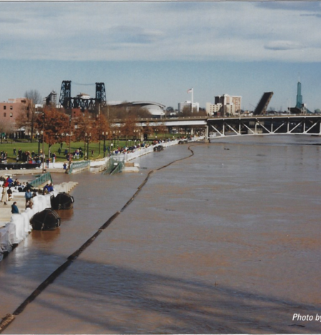 older photo, blue sky day