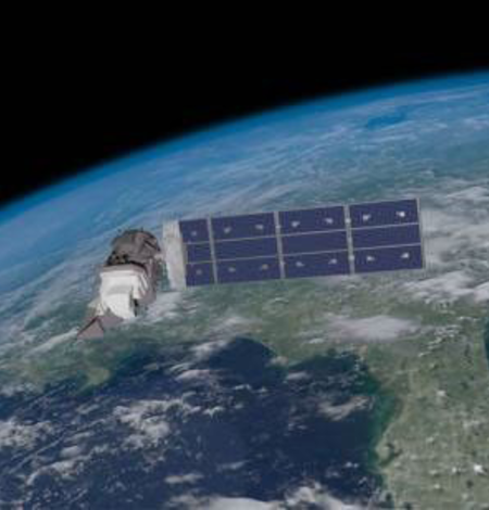 Landsat 9 satellite illustration