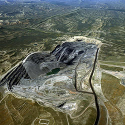 Coal mine in Power River Basin, Wyoming