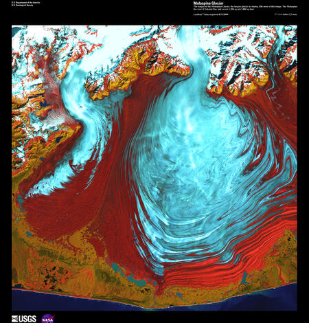 Earth As Art image Malaspina Glacier