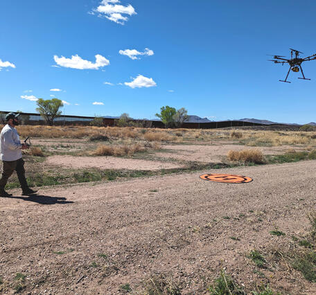 2024 lidar collection at Black Draw in the San Bernardino National Wildlife Refuge, AZ 