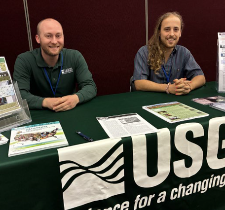 South Atlantic Water Science Center scientists Charlie Stillwell and Will Hamilton