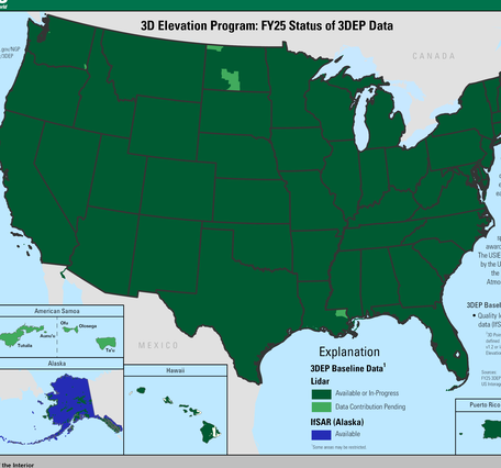 FY25 Status of 3DEP Quality Data