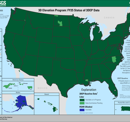 FY25 Status of 3DEP Quality Data