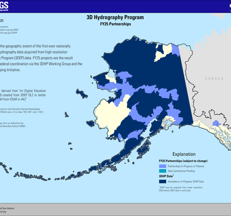 3D Hydrography Program FY25 Partnerships in Alaska