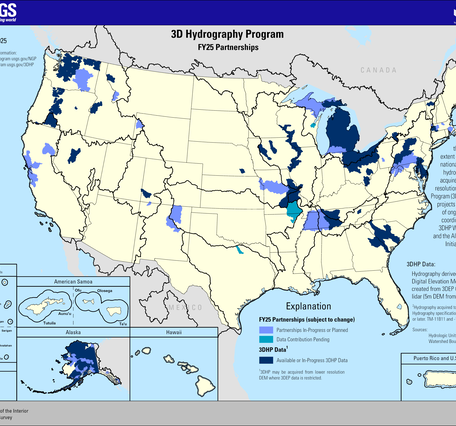 3D Hydrography Program FY25 Partnerships