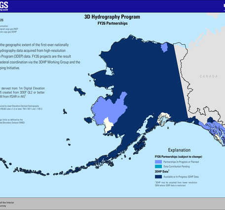 3D Hydrography Program FY26 Partnerships in Alaska