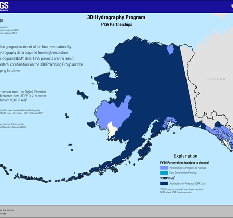 3D Hydrography Program FY26 Partnerships in Alaska