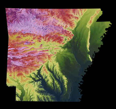 3DEP As Art - Arkansas