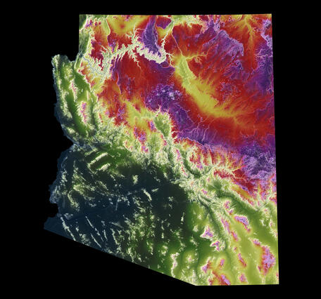 3DEP As Art - Arizona